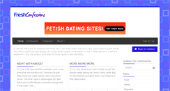 Desktop Screenshot of freshconfessions.com